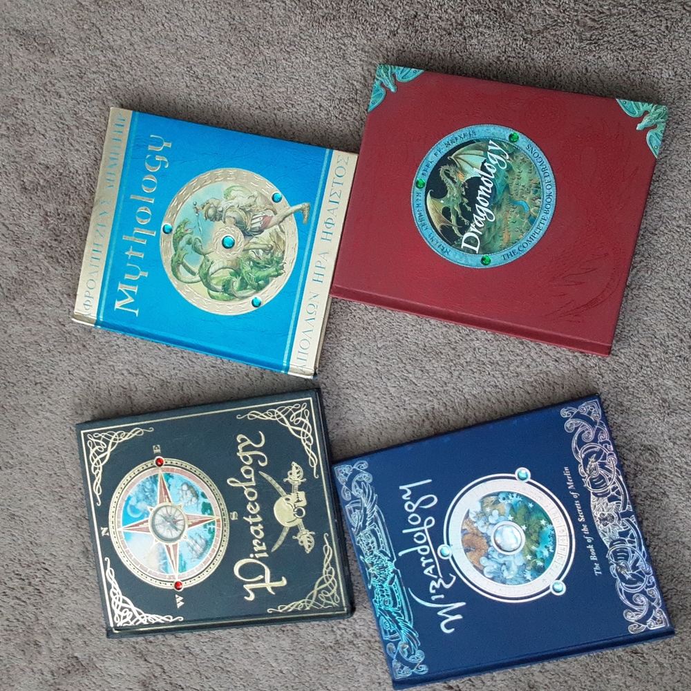 Bulk collection  books Wizardology,  Mythology,  Dragonology, Pirateology